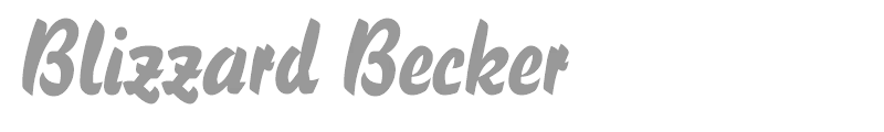 Blizzard Becker