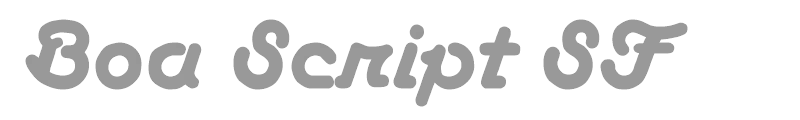 Boa Script SF
