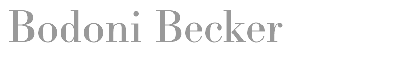 Bodoni Becker
