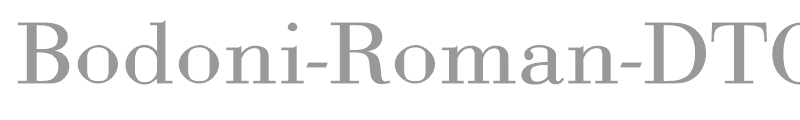 Bodoni-Roman-DTC