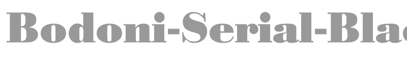 Bodoni-Serial-Black