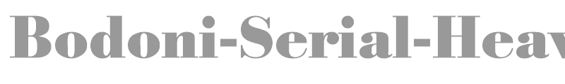 Bodoni-Serial-Heavy