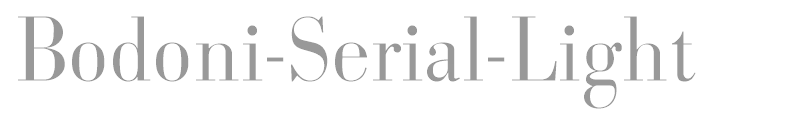 Bodoni-Serial-Light