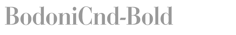 BodoniCnd-Bold