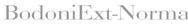 BodoniExt-Normal