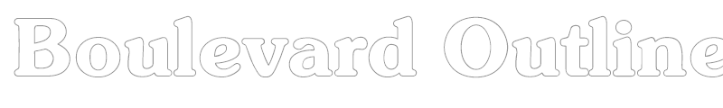 Boulevard Outline SF