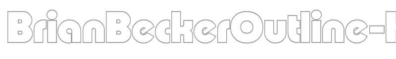 BrianBeckerOutline-Heavy