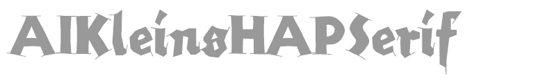 AIKleinsHAPSerif