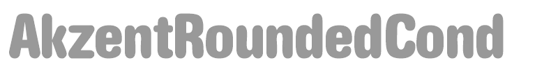 AkzentRoundedCond