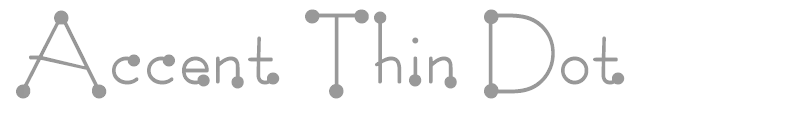 Accent Thin Dot