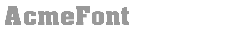 AcmeFont