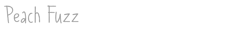Peach Fuzz
