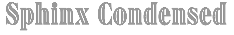 Sphinx Condensed Inline