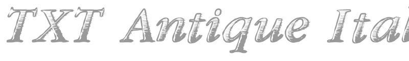 TXT Antique Italic