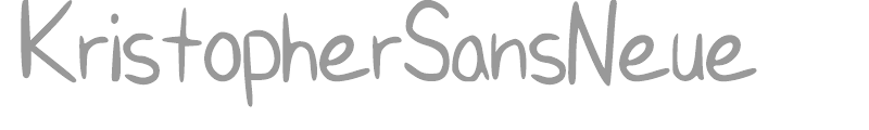 KristopherSansNeue