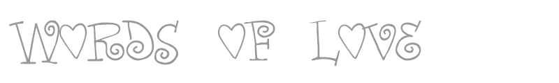 Words Of Love