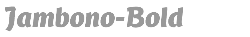 Jambono-Bold