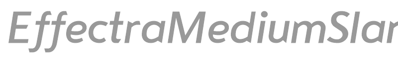 EffectraMediumSlant