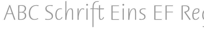 ABC Schrift Eins EF Regular