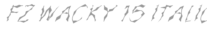 FZ WACKY 15 ITALIC
