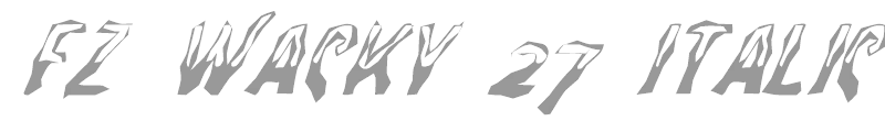 FZ WACKY 27 ITALIC