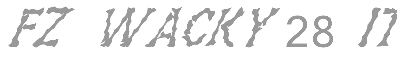 FZ WACKY 28 ITALIC