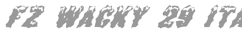 FZ WACKY 29 ITALIC