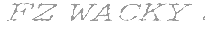 FZ WACKY 34 ITALIC