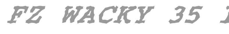 FZ WACKY 35 ITALIC