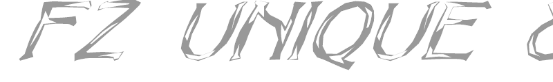 FZ UNIQUE 8 MANGLED ITALIC