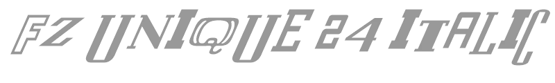 FZ UNIQUE 24 ITALIC
