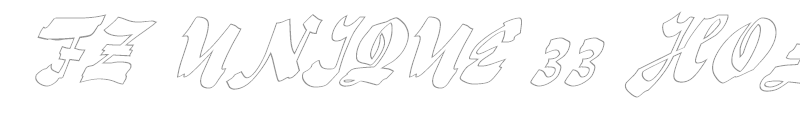 FZ UNIQUE 33 HOLLOW ITALIC