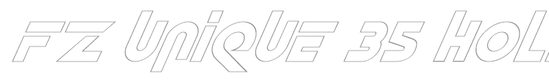 FZ UNIQUE 35 HOLLOW ITALIC