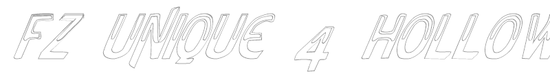 FZ UNIQUE 4 HOLLOW ITALIC