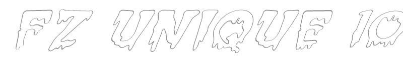 FZ UNIQUE 10 HOLLOW ITALIC