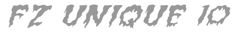 FZ UNIQUE 10 WAVEY ITALIC