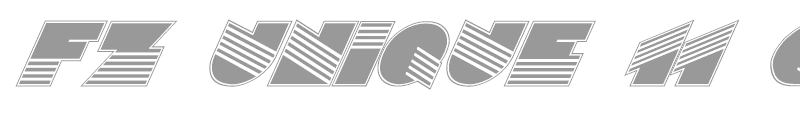 FZ UNIQUE 11 CONTOUR ITALIC