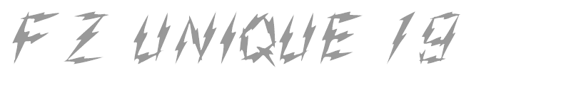 FZ UNIQUE 19