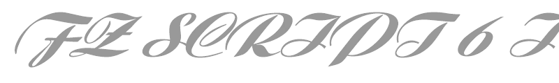 FZ SCRIPT 6 ITALIC