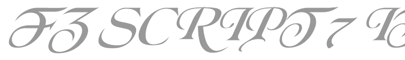 FZ SCRIPT 7 ITALIC