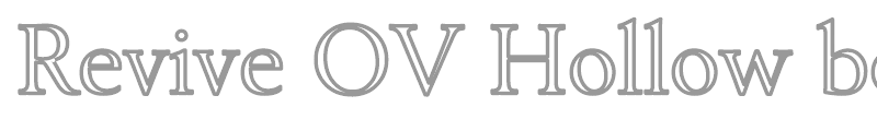 Revive OV Hollow bold
