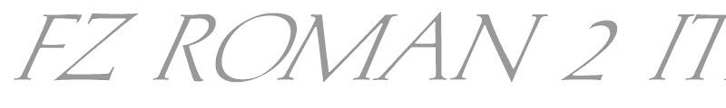 FZ ROMAN 2 ITALIC