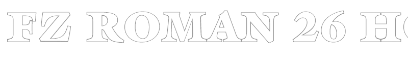 FZ ROMAN 26 HOLLOW
