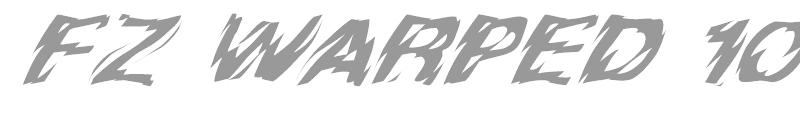 FZ WARPED 10 ITALIC