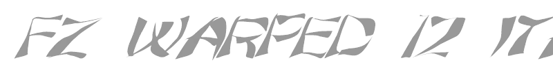 FZ WARPED 12 ITALIC