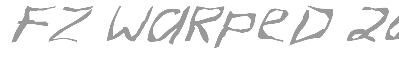 FZ WARPED 26 ITALIC