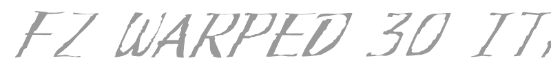 FZ WARPED 30 ITALIC