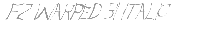 FZ WARPED 31 ITALIC