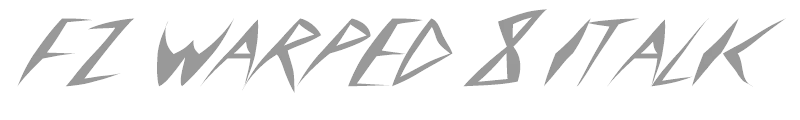 FZ WARPED 8 ITALIC