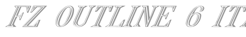 FZ OUTLINE 6 ITALIC